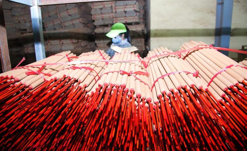 Incense exports brought about 76.8 million USD, reducing the risk of 